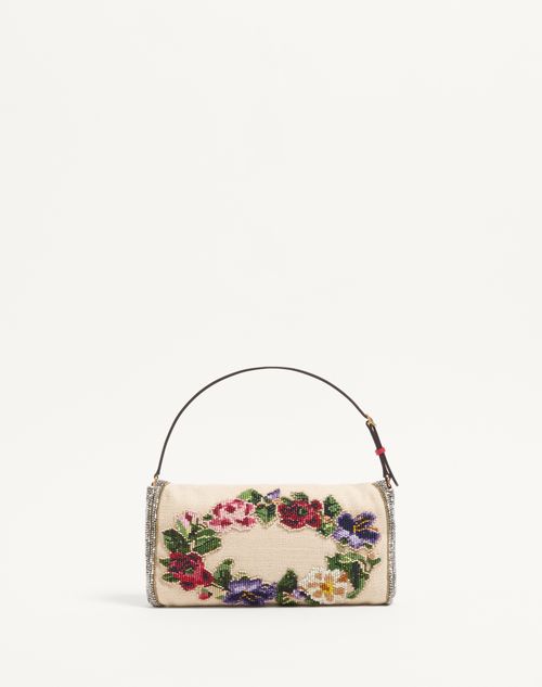 Valentino Garavani Vain Soft Embroidered Small Shoulder Bag