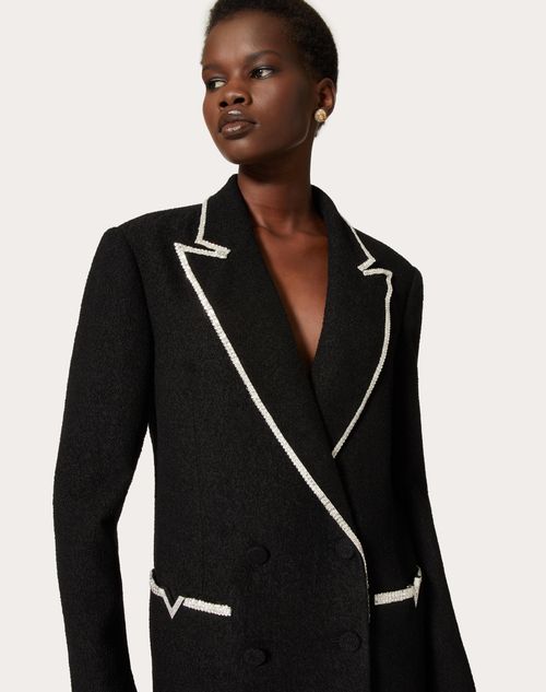 Black hotsell embroidered blazer