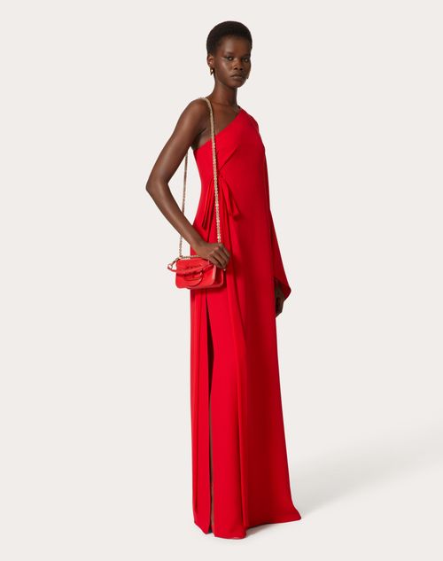 Valentino - Abito Da Sera In Cady Couture - Rosso - Donna - Abiti Da Sera