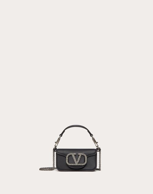 Valentino Garavani SUPERVEE Cross Body Bag Black Leather