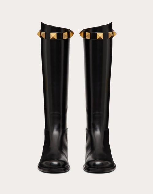 Valentino Garavani Leather Roman Stud Boots