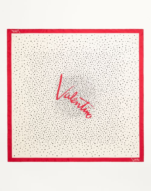 Valentino Garavani - Little Stars Silk Scarf - Vanilla/multicolour - Woman - Soft Accessories