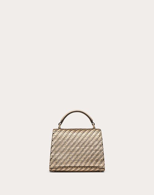 Valentino Garavani Vsling Mini Woven Handbag for Woman in Valentino Garavani Vsling Mini Woven Handbag for Woman in