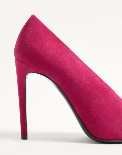 Valentino Garavani - Escarpins À Bout Ouvert Révélé En Daim, Talon&nbsp;: 105&nbsp;mm - Insolent - Femme - Escarpins Et Slingbacks