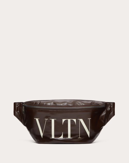 Valentino Garavani - Vltn Soft Calfskin Belt Bag - Fondant/white - Man - Belt Bags