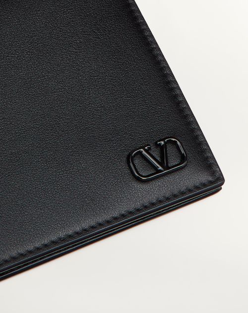 Valentino Garavani - Vlogo Signature Wallet - Black - Man - Man