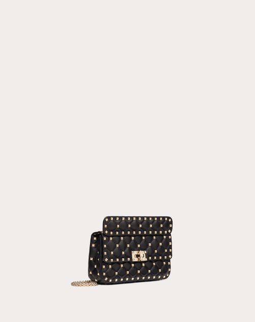 Valentino Garavani - Kleine Tasche Rockstud Spike Aus Nappaleder - Schwarz - Frau - Valentino Garavani Rockstud Spike - Bags