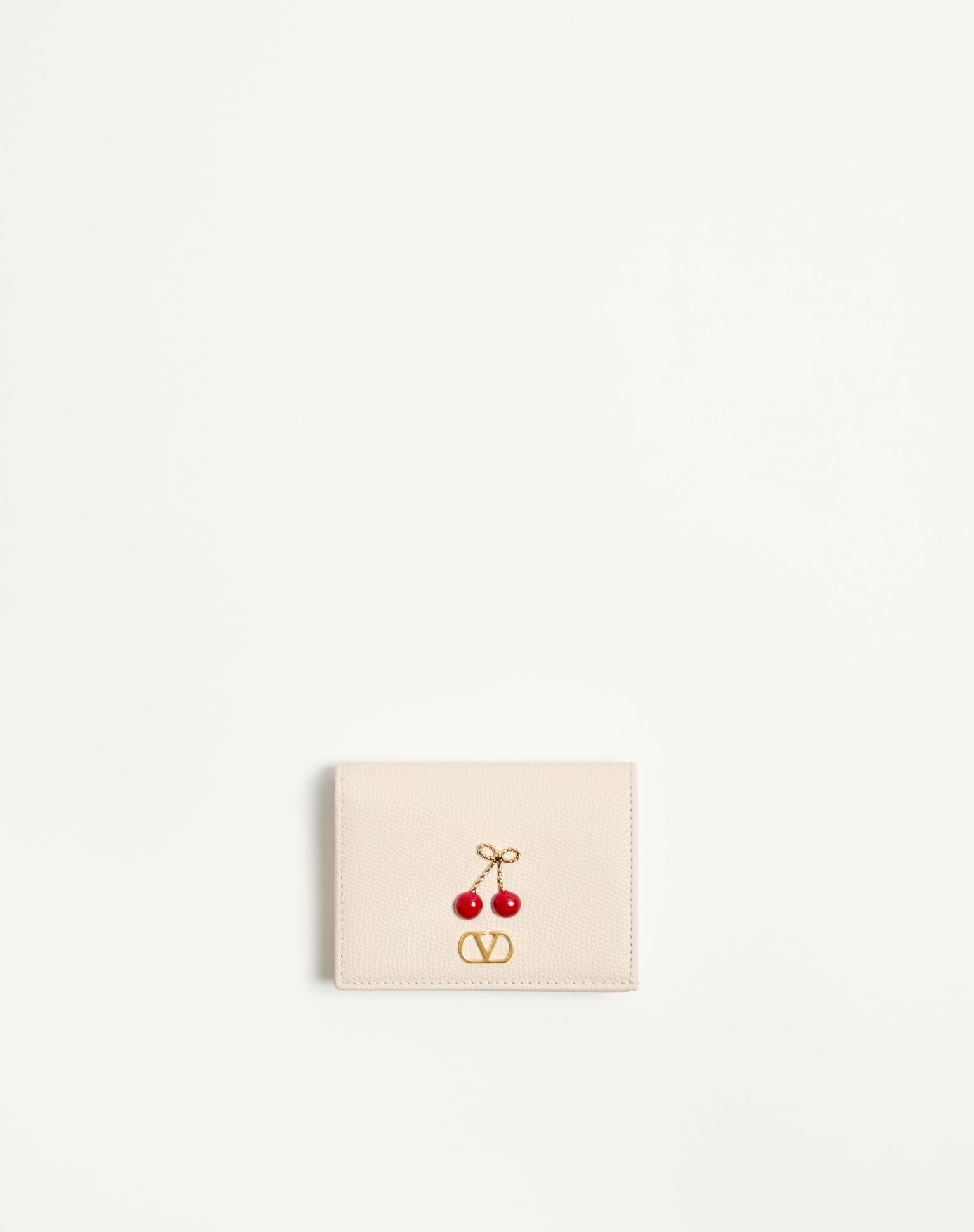 발렌티노 체리픽 그레이니 카프스킨 지갑 8W2P0AY0WGX_I16
