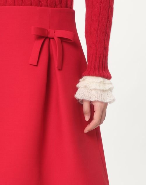 Valentino - Cashmere Sweater - Red/ivory - Woman - Knitwear