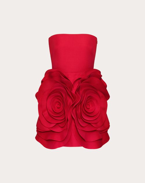 Short Dress In Crepe Couture for Woman in Red Valentino CH