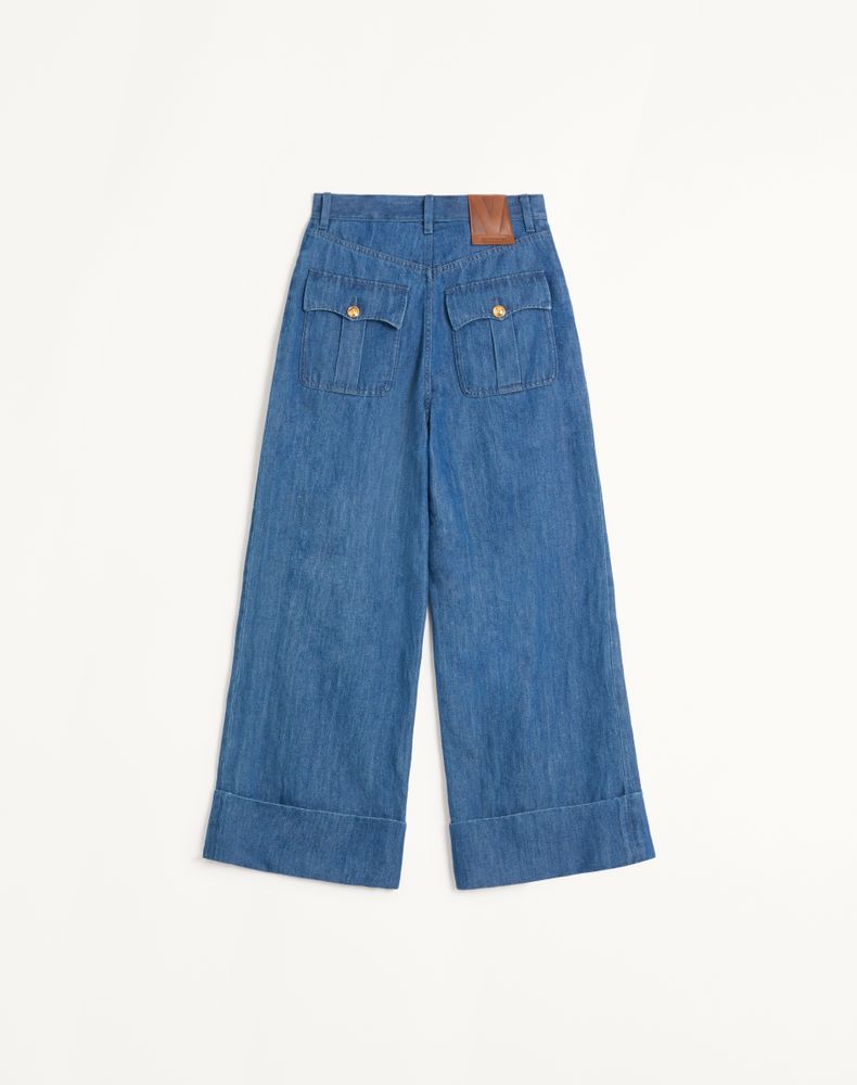 Valentino Lightweight Denim Trousers Woman Denim 26