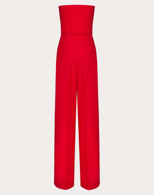 Valentino - Combinaison En Laine Dry Tailoring - Rouge - Femme - Prêt-à-porter Femme