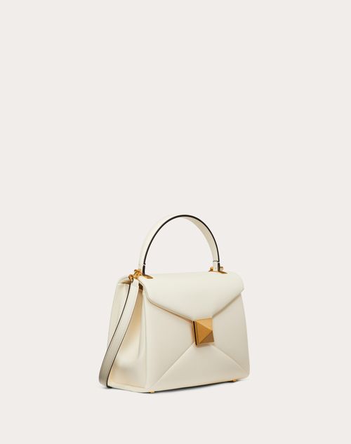Valentino Garavani - Small One Stud Handbag In Nappa Leather - Ivory - Woman - Valentino Garavani One Stud