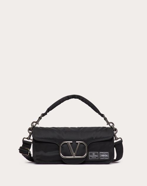 Valentino Garavani - Bolso De Hombro De Tejido Técnico De Valentino Garavani En Colaboración Con Porter - Negro - Hombre - Bolsos