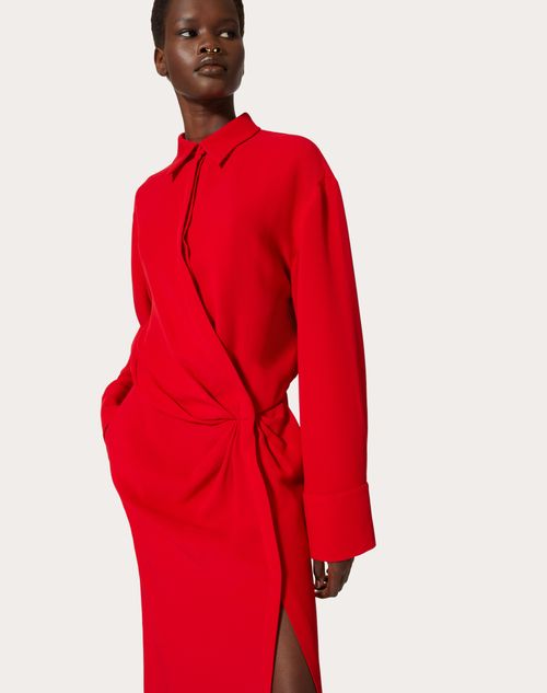 Couture Long | in Red Cady Woman for Dress Valentino US