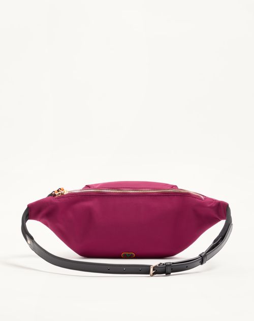 Valentino Garavani - Stud Up Waist Bag In Technical Fabric - Insolent - Man - Belt Bags