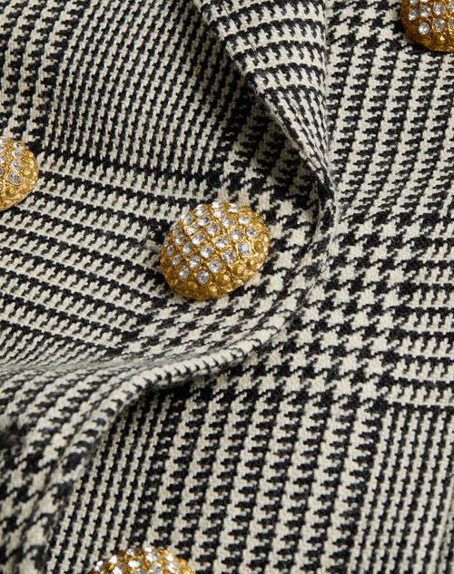 Balmain houndstooth blazer best sale