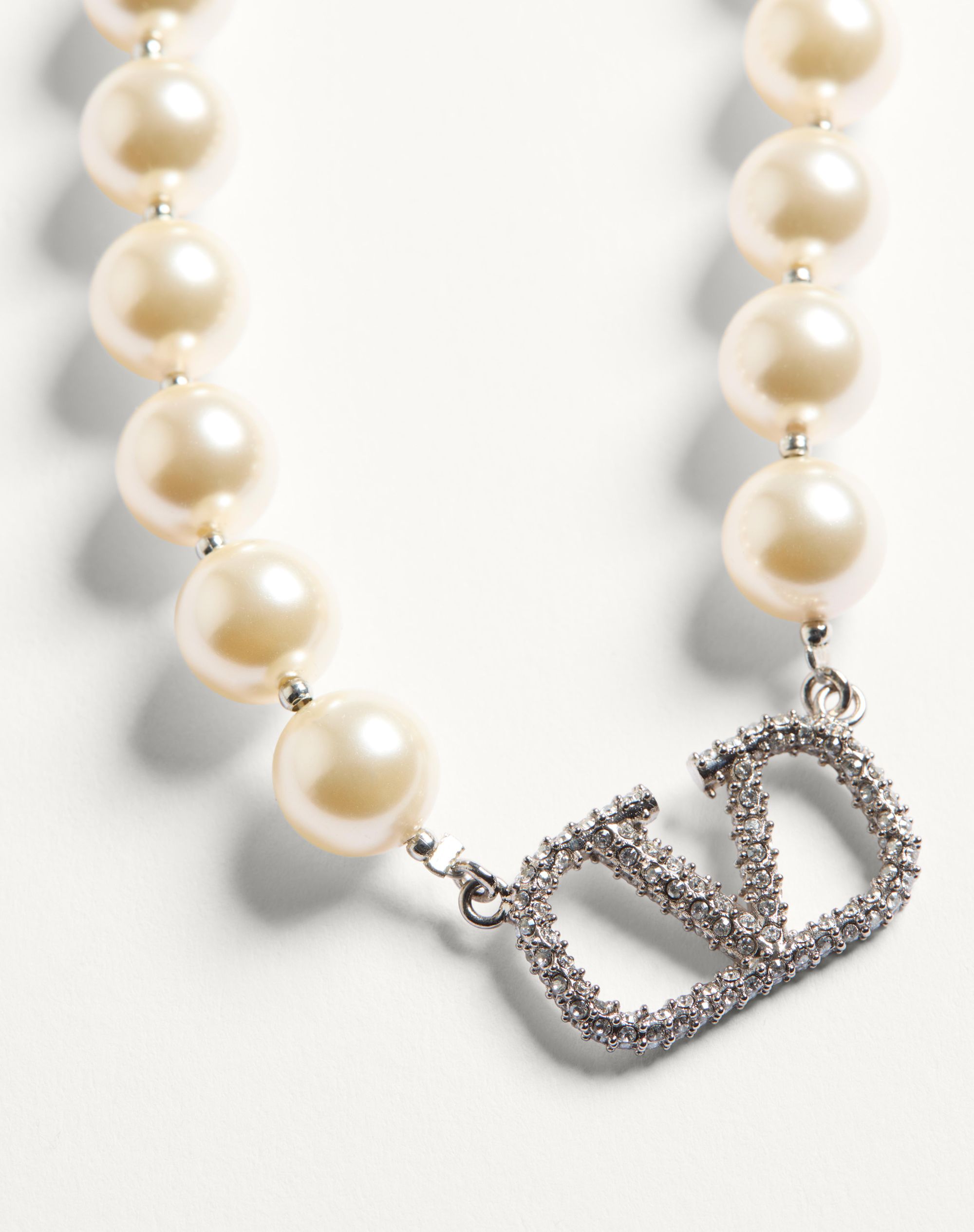 Collana per Donna in Palladio/crema | Valentino IT