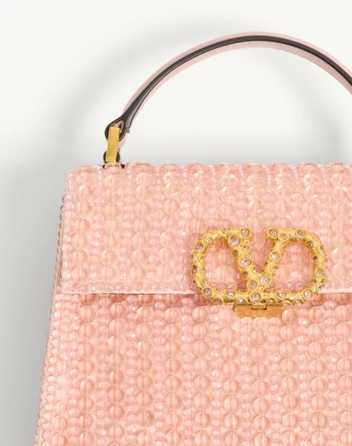 Valentino Garavani Vsling Mini Embroidered Handbag With Valentino Garavani Vsling Mini Embroidered Handbag With
