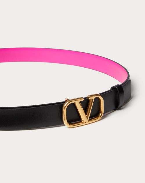 Black valentino outlet belt