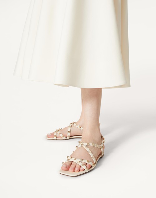 valentino rockstud light ivory