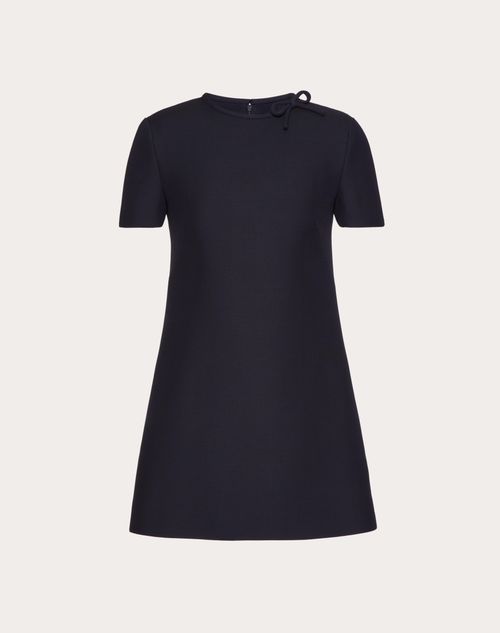 Valentino - Crepe Couture Short Dress - Navy - Woman - Gifts For Her
