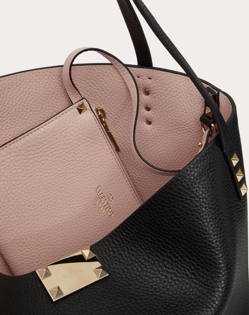 Valentino Garavani Medium Grainy Calfskin Rockstud Bag