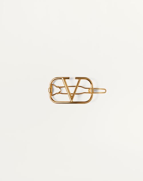 Vロゴ シグネチャー メタル ヘアクリップ for ウィメンズ インチ Vロゴ シグネチャー メタル ヘアクリップ for ウィメンズ インチ