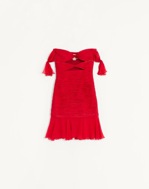 Valentino - Chiffon Short Dress - Paris - Woman - Dresses