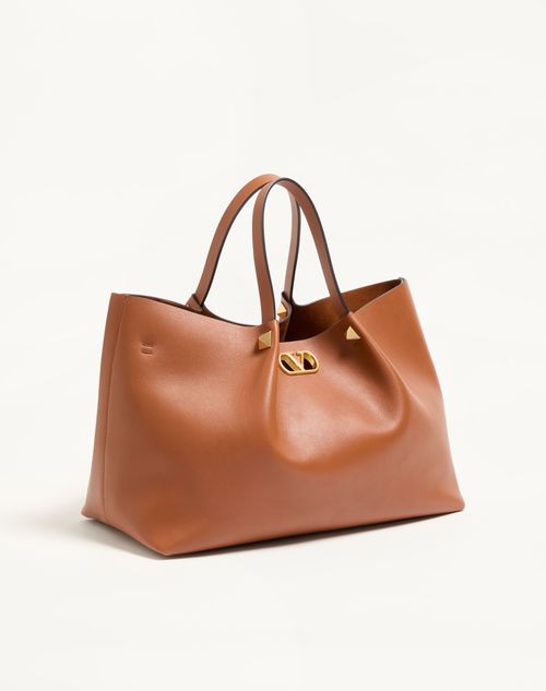 Valentino Garavani -  - Hazelnut - Woman - Summer Totes - Bags (vlogo Totes/signature)