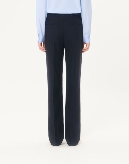 Valentino - Wool Pants - Dark Blue - Man - Pants And Shorts