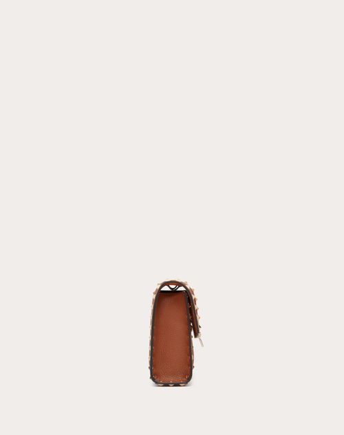 VALENTINO GARAVANI Vitello Mini Rockstud Tote Poudre 1298966