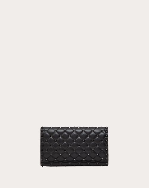 ショルダーバッグ・ポシェット VALENTINO BLACK NAPPA LEATHER QUILTIE BUCKET BAG VLogo Signature Small leather bucket bag in black