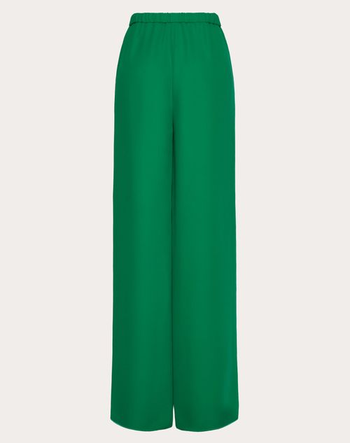 Valentino - Cady Couture Trousers - Green - Woman - Pants And Shorts