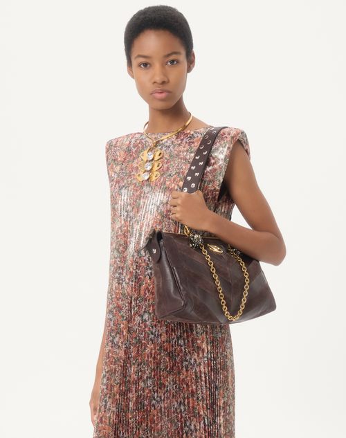Valentino - Midi Dress In Millefiori Allover Flowerism Lurex - Multicolour - Woman - Dresses
