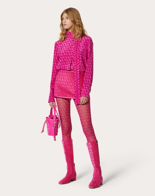 Valentino - Falda De Toile Iconographe Light - Pink Pp - Mujer - Faldas