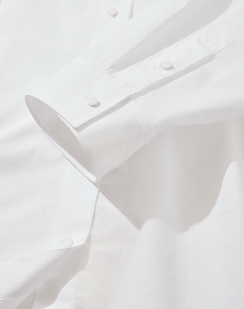 Valentino White Open Back Shirt