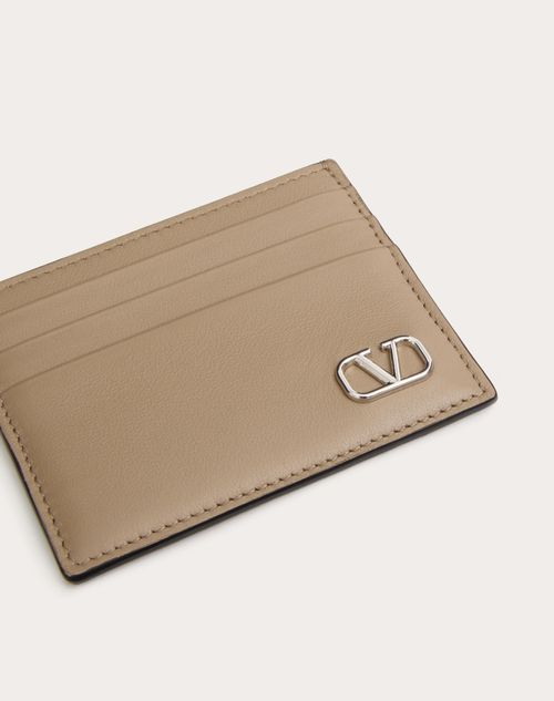 Valentino Garavani - Vlogo Signature Cardholder - New Chinos - Man - Wallets And Small Leather Goods