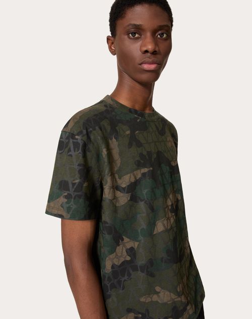 Camouflage t shirt man best sale