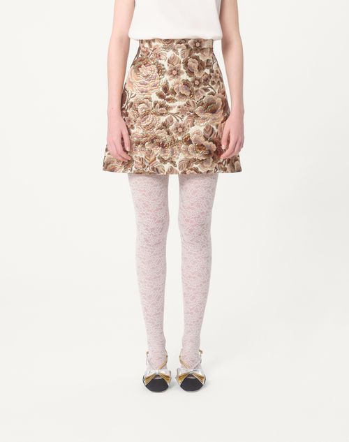  - Latte/pink Lurex