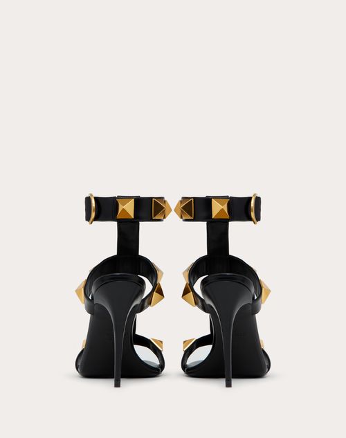 Valentino garavani black sandals hot sale