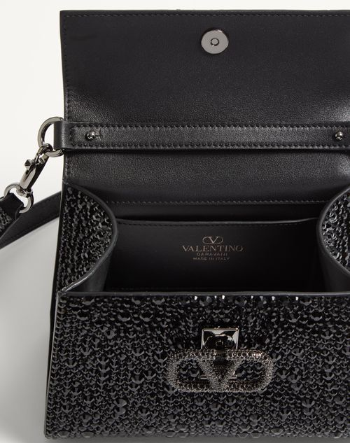 Mini Vsling Handbag With Sparkling Embroidery for Woman in Mini Vsling Handbag With Sparkling Embroidery for Woman in