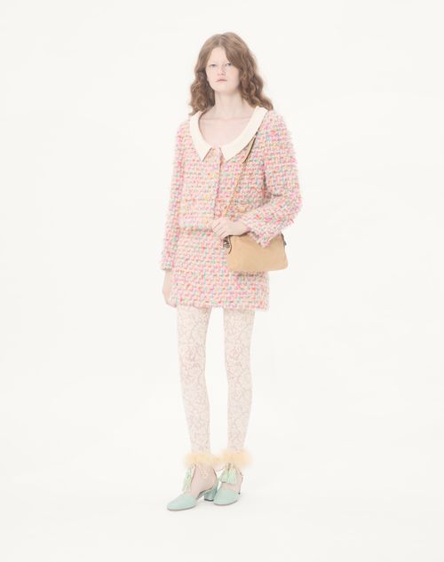 Valentino - Candy Tweed Short Skirt - Multicolour - Woman - Skirts