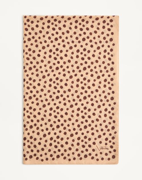 Valentino Garavani - Dalmata Plus De Pois Gepunktetes Haarband Aus Baumwolle Und Seide - Beige/schwarz/elfenbein - Frau - Softe Accessoires