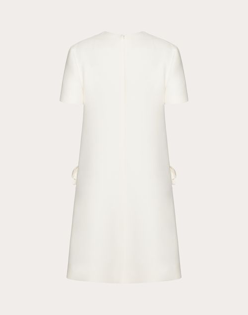 Valentino - Crepe Couture Short Dress - Ivory - Woman - Woman Ready To Wear Sale