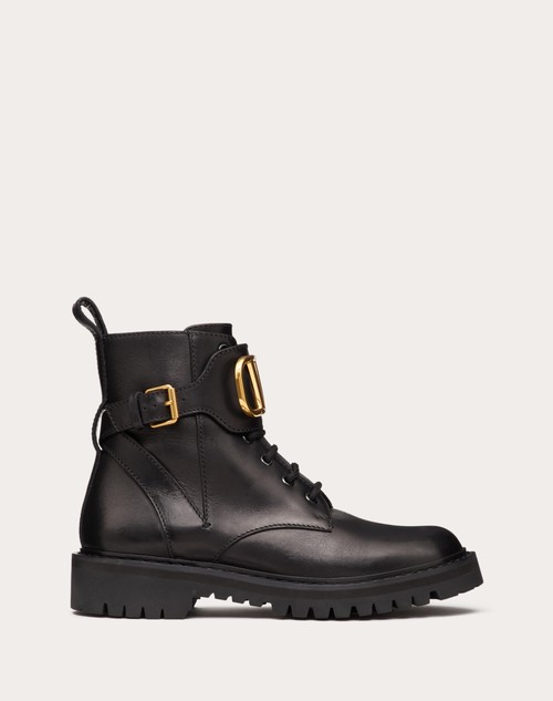 Valentino Garavani Black Golden Walk Boots