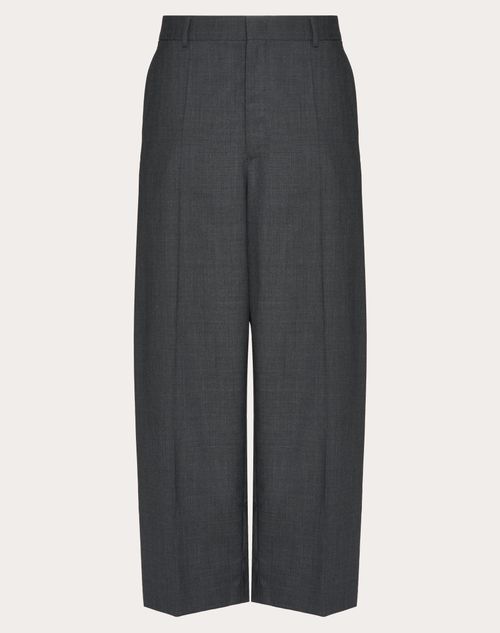 Valentino - Wool Pants - Grey - Man - Pants And Shorts