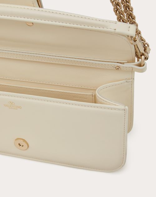 Valentino Garavani Locò Calfskin Shoulder Bag for Woman in Valentino Garavani Locò Calfskin Shoulder Bag for Woman in