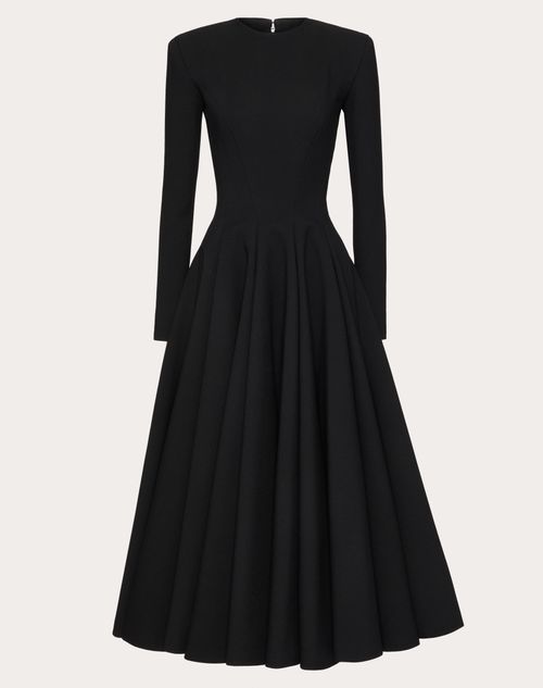 Valentino - Luxury Crepe Midi Dress - Black - Woman - Woman Ready To Wear Sale