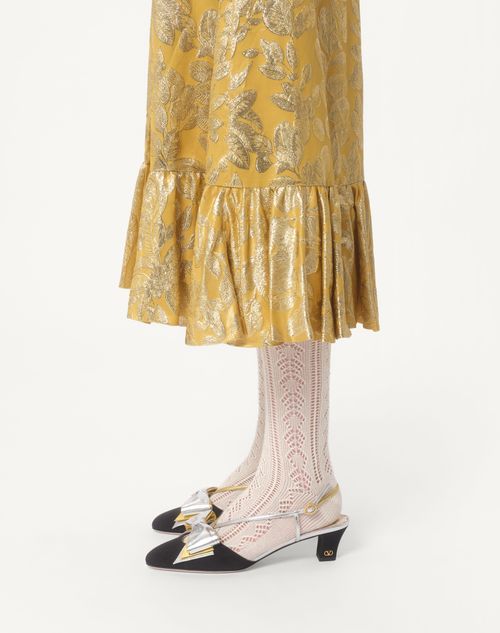 Skirt In Apres L'hiver Silk Lurex Foglioline for Woman in Skirt In Apres L'hiver Silk Lurex Foglioline for Woman in